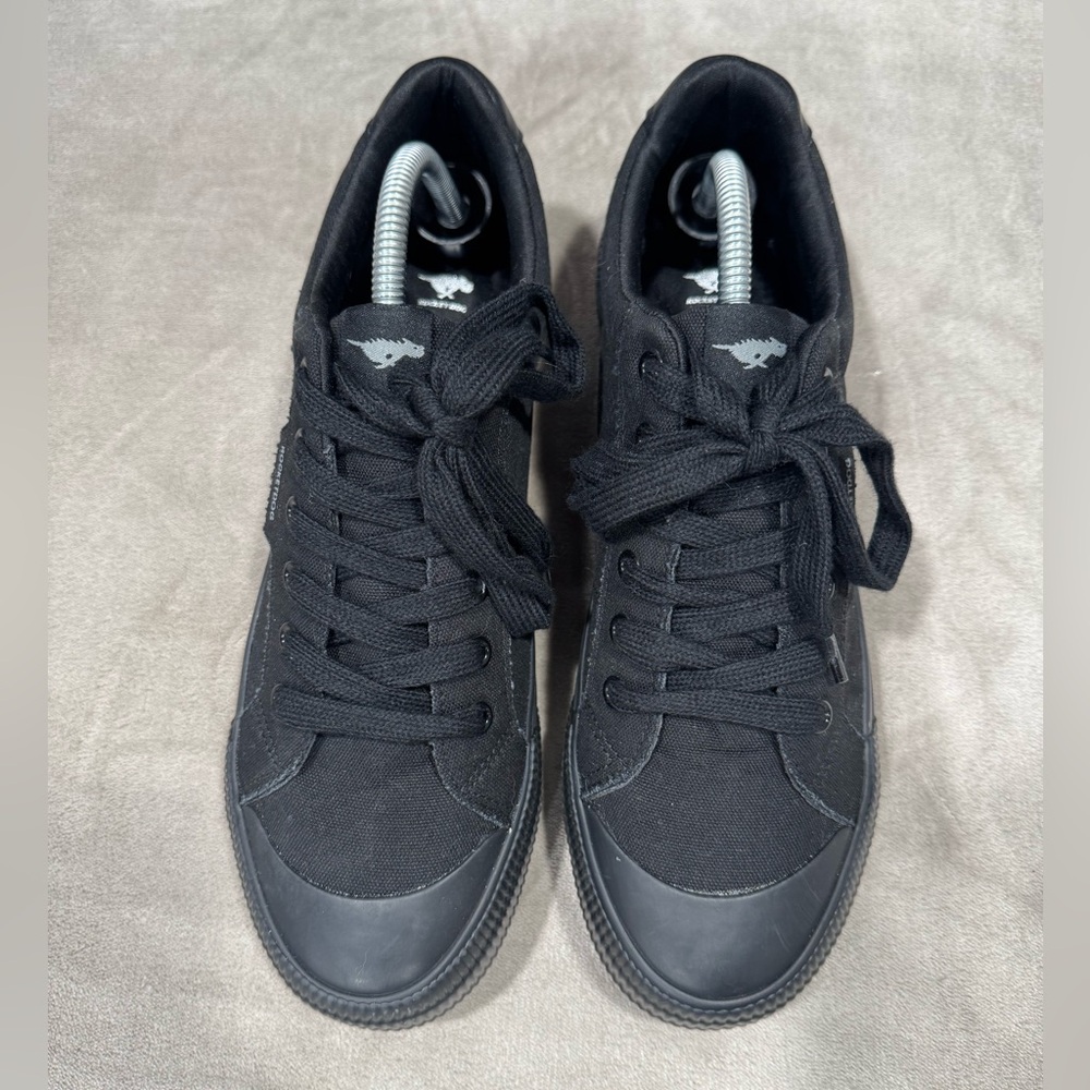 Rocket Dog Black Low-Top Canvas Sneakers - Picture 7 of 11